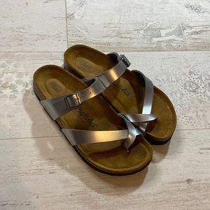 Birkenstock Betula Mayari Birko-flor Silver Sandals